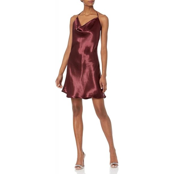 Guess Dresses & Skirts - NWT Guess Women's Sleeveless Taryn Cowl Dress W2BK99WECV2 XL Mystic Wine Red